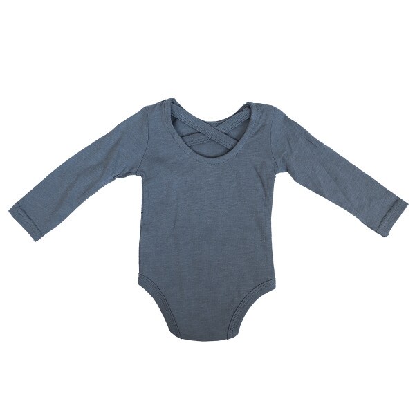 mini utah state aggies long-sleeve infant criss-cross back onesie